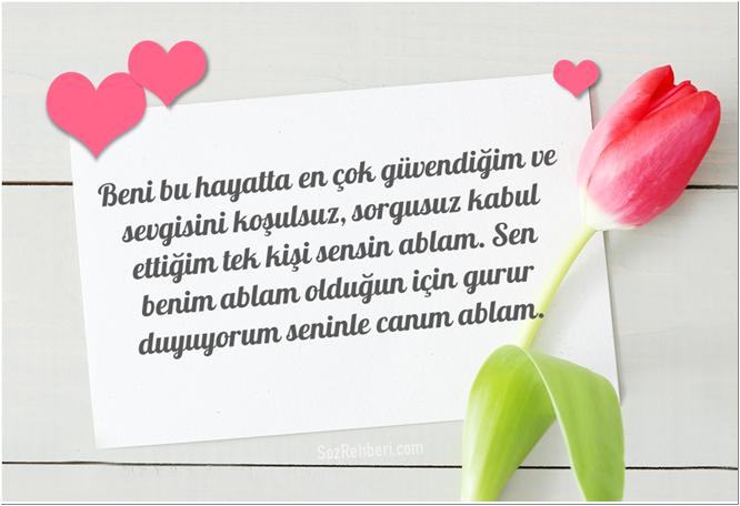 abla ile ilgili resimli guzel sozler