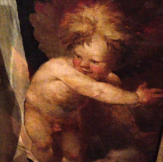 Pinacoteca di Siena: l’arcangelo Michele scaccia gli angeli ribelli del Beccafumi (part.)