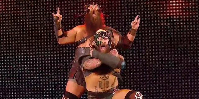 The Viking Raiders Win RAW Tag Team Titles