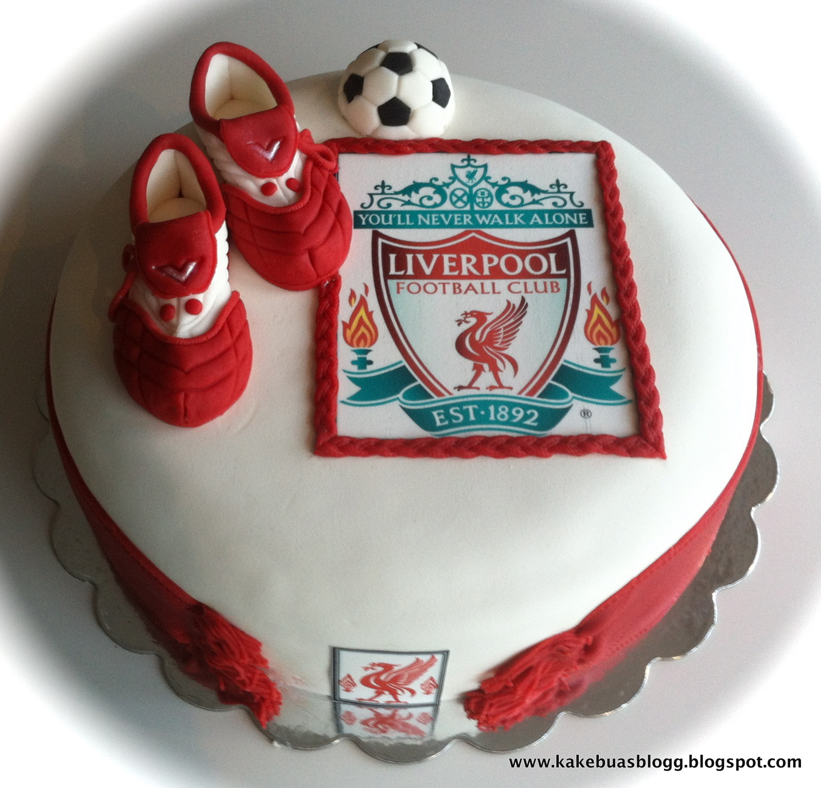 Kakebua s Blogg Fotballkake Liverpool