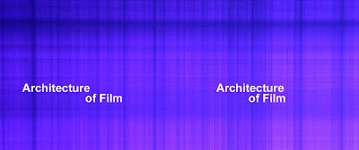Architecture of Film