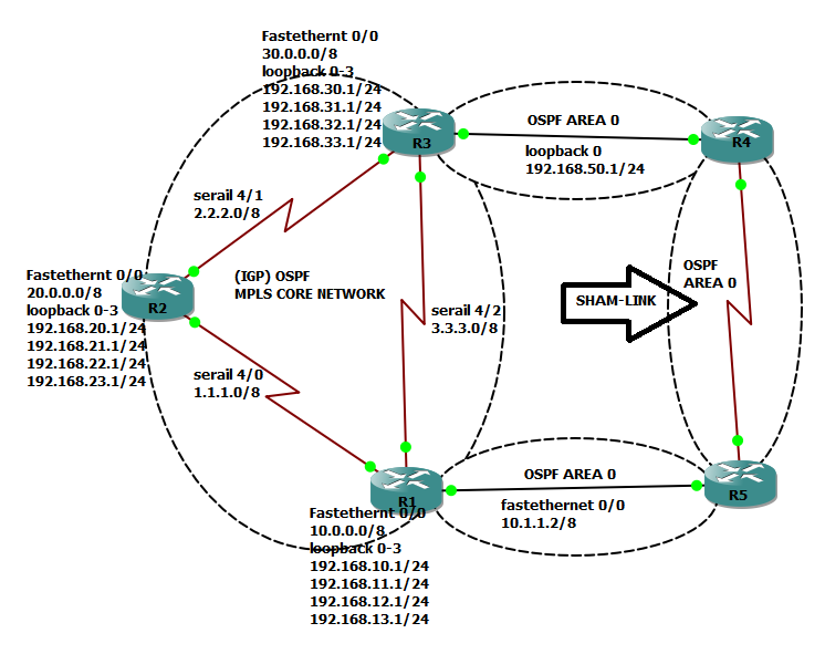 What is OSPF Sham Links? how to configure OSPF Sham Links? | MPLS