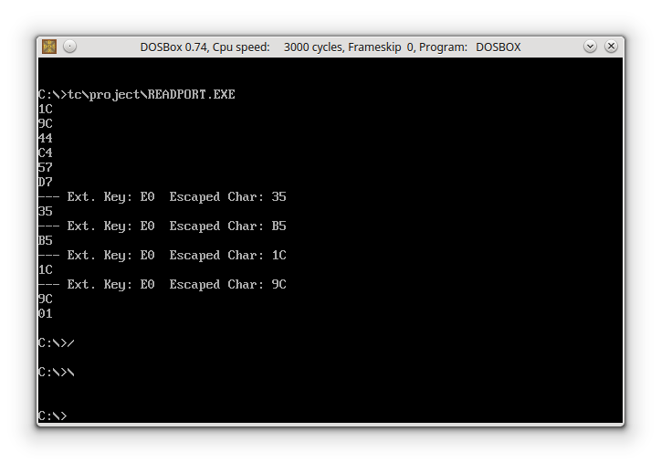 The Code Segment Keyboard Scan Code and Keyboard Handler