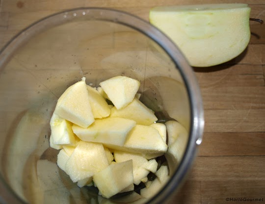 Kiwi y manzana batidora HortoGourmet