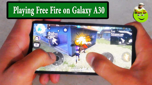 تشغيل لعبة فري فاير على هاتف Galaxy A50 لمعرفة أدائه
