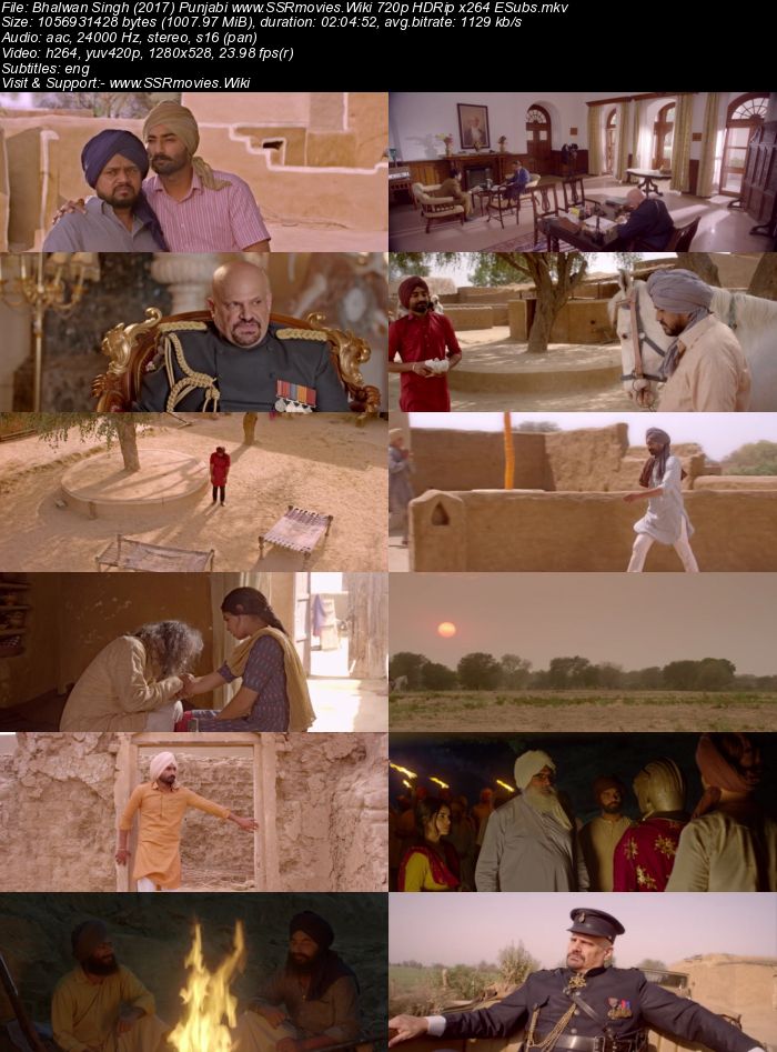 Bhalwan Singh (2017) Punjabi 720p HDRip x264 1GB ESubs Movie Download