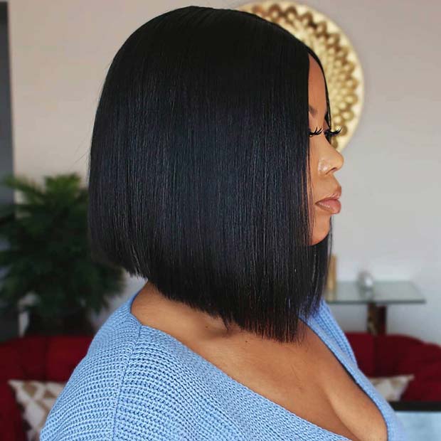 24 Inverted Bob Weave Hairstyles For African American Women