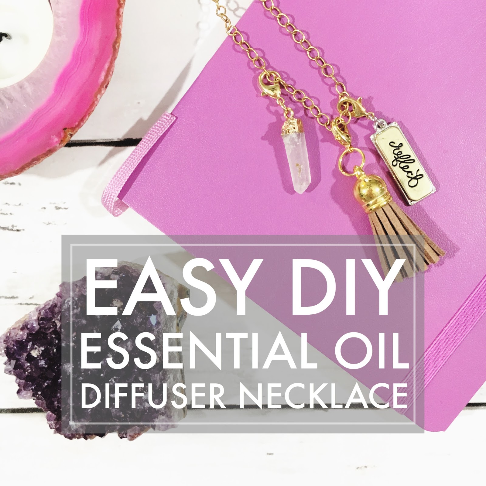 five sixteenths blog Make it Monday // DIY Diffuser Necklace