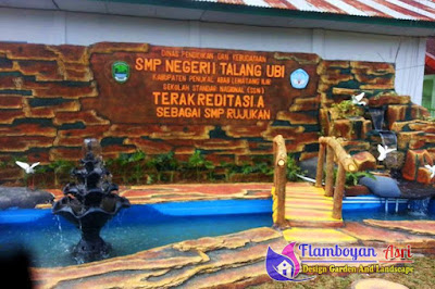 Tukang pembuatan relief taman tebing