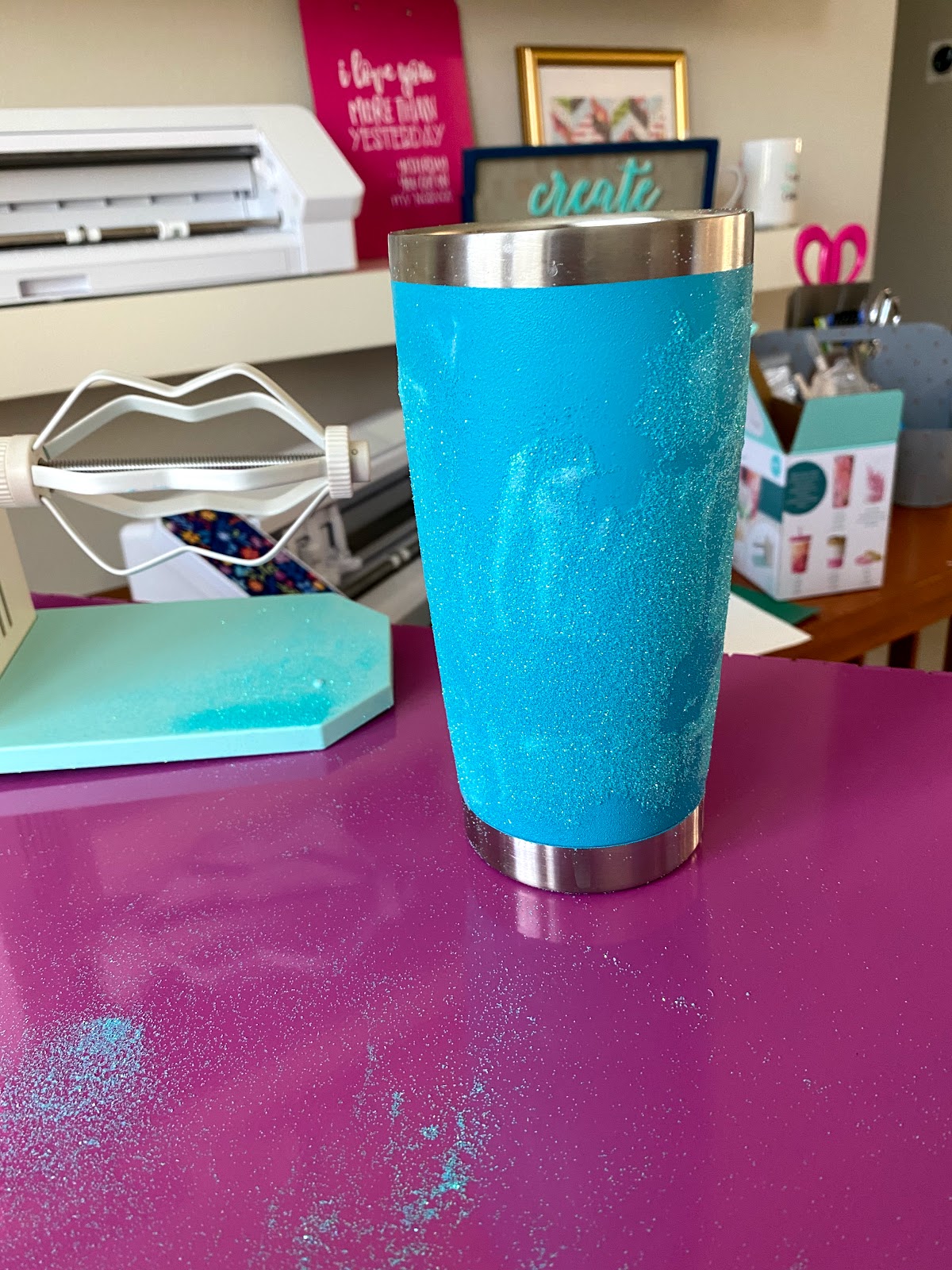 HOW TO GLITTER A TUMBLER 3 WAYS! MOD PODGE, SPRAY ADHESIVE, and