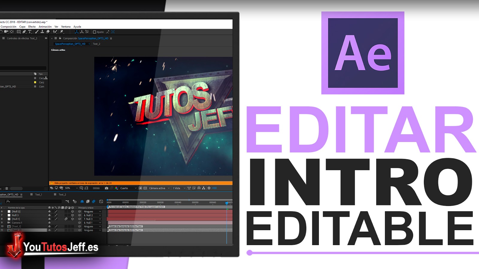 Como Editar una Intro con After Effects CC - Editar After Effects