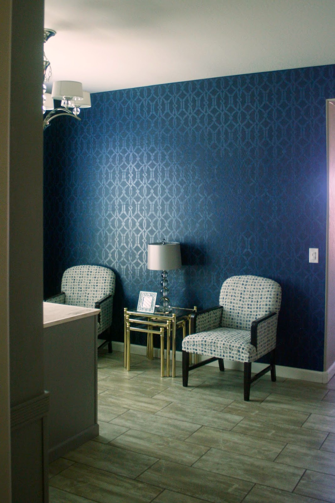 Tone On Tone Wall Stencil Pneumatic Addict