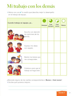 Apoyo Primaria Formación Cívica y Ética 1er grado Bloque 1 Lección 2 Diferentes e iguales