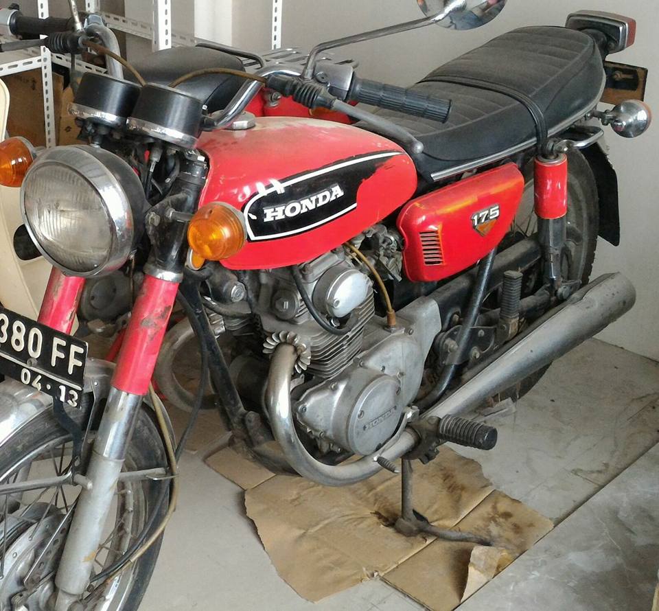 Koleksi Honda Antik CB Twin 1973 Dijual INDONESIA LAPAK MOBIL