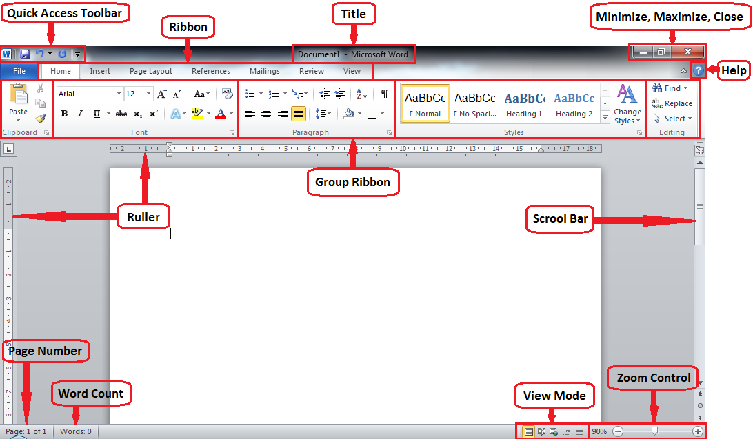 Fitur Fitur Yang Ada Di Lingkungan Microsoft Word 2010 Beserta Fungsinya Otodidak Kuy