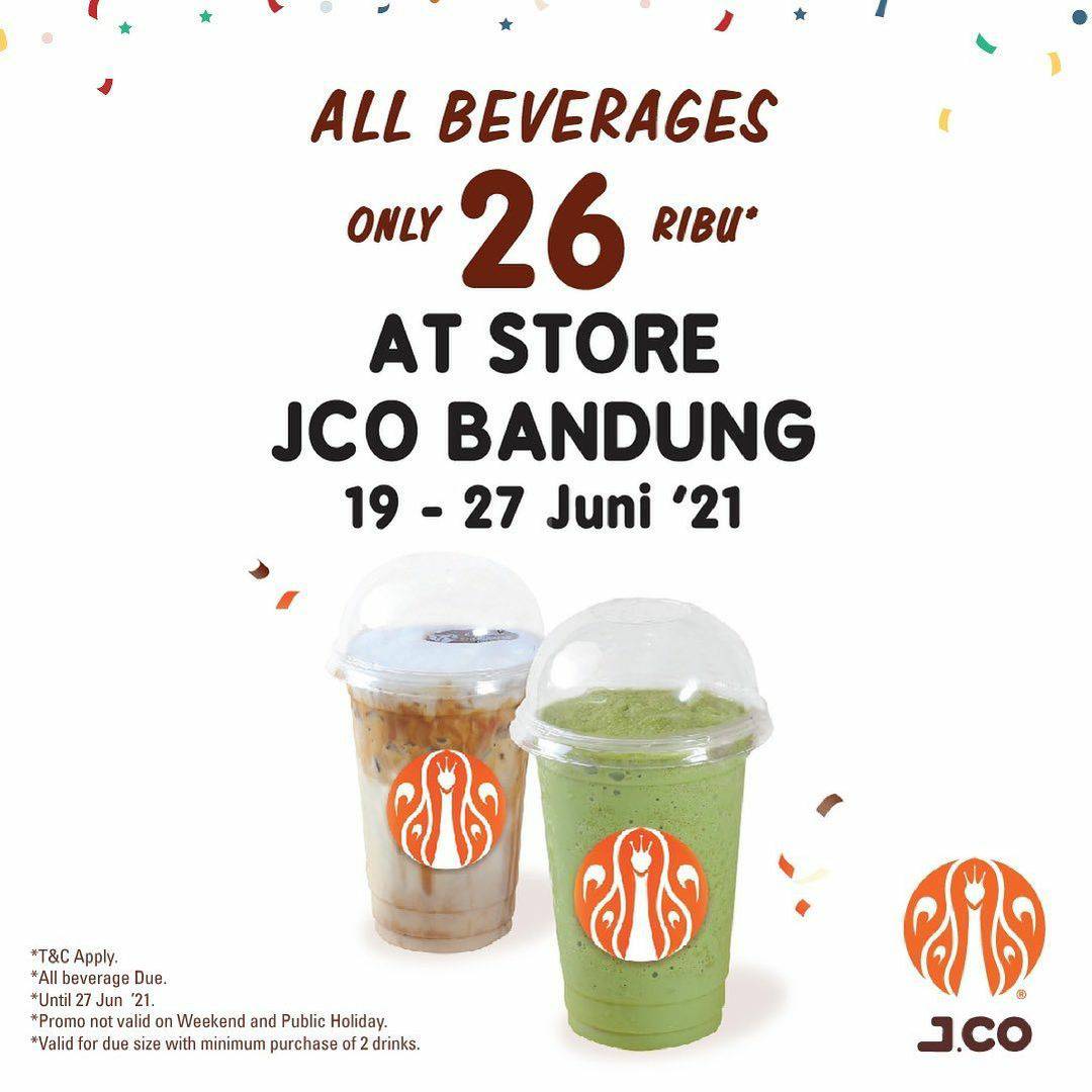 JCO Promo Semua Minuman Hanya 26 Ribu di Store JCO Bandung scanharga