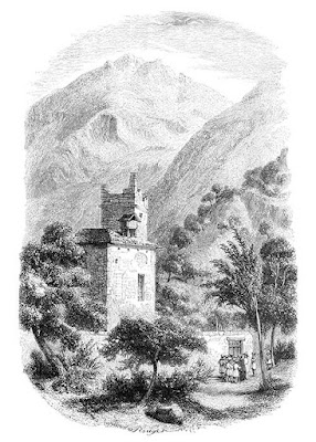 Leper's Tower near Aosta; Karl Giradet and Rodolphe Topffer