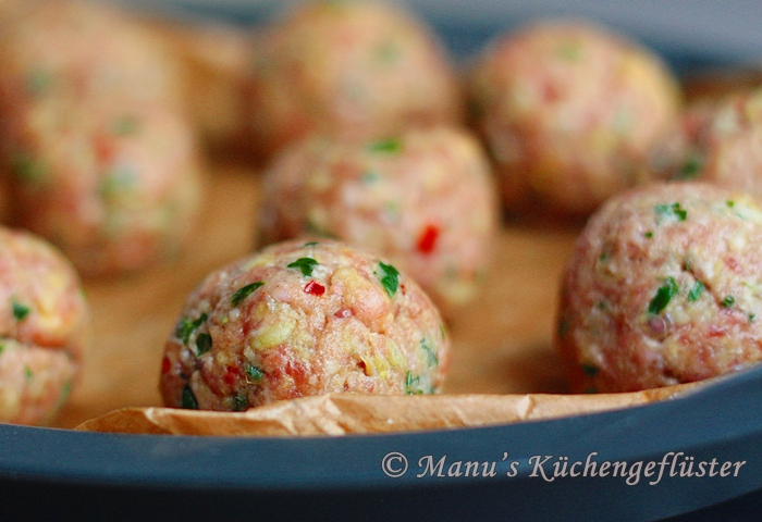 Manus Küchengeflüster: Hackbällchen Asia