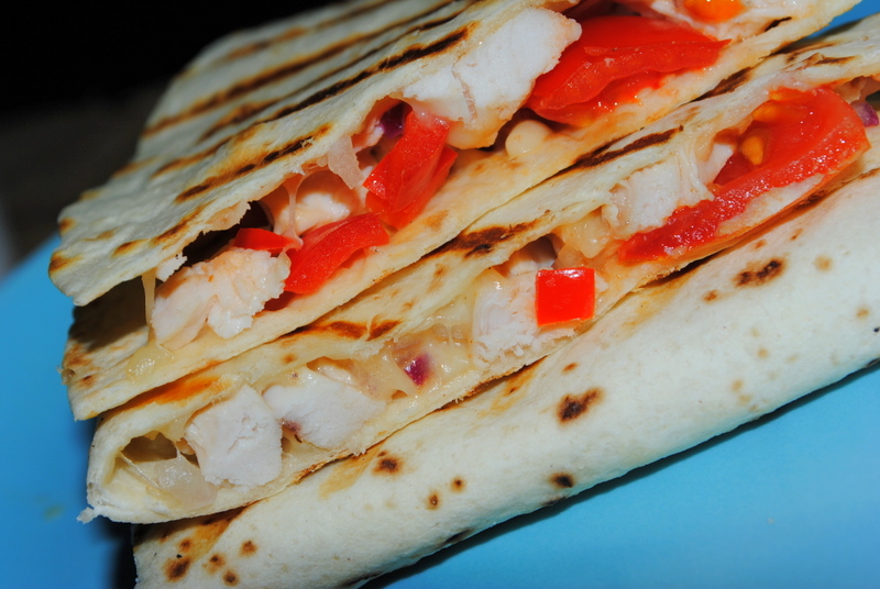 Saras delikatesser Quesadillas med kyckling & mozzarella