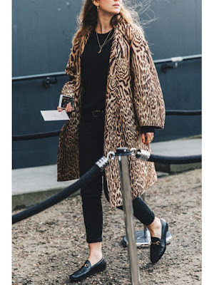 Elegant Stylish Loose Leopard Print Long Sleeve Coat Cardigan