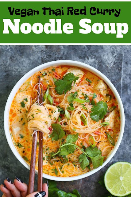 Vegan Thai Red Curry Noodle Soup #Vegan #Thai #Red #Curry #Noodle #Soup Vegan Recipes Easy, Vegan Recipes Healthy, Vegan Recipes Dinner, Vegan Recipes Fall, Vegan Recipes For Weight Loss, Vegan Thai Red Curry Noodle Soup #Vegan #Thai #Red #Curry #Noodle #Soup Vegan Recipes Easy, Vegan Recipes Healthy, Vegan Recipes Dinner, Vegan Recipes Fall, Vegan Recipes For Weight Loss,