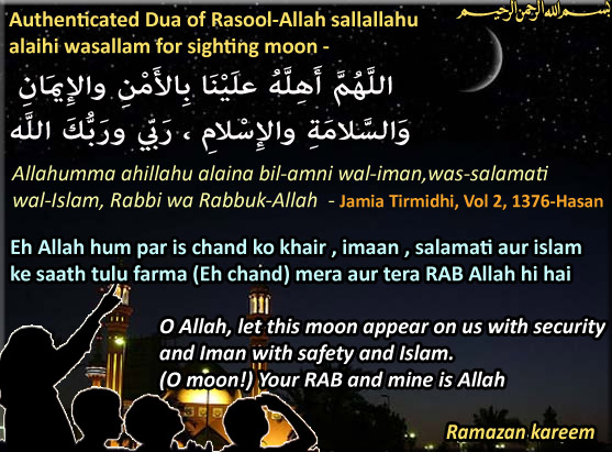 Only Quran Hadith Naye Chand Ko Dekhkar Padhne Ki Dua