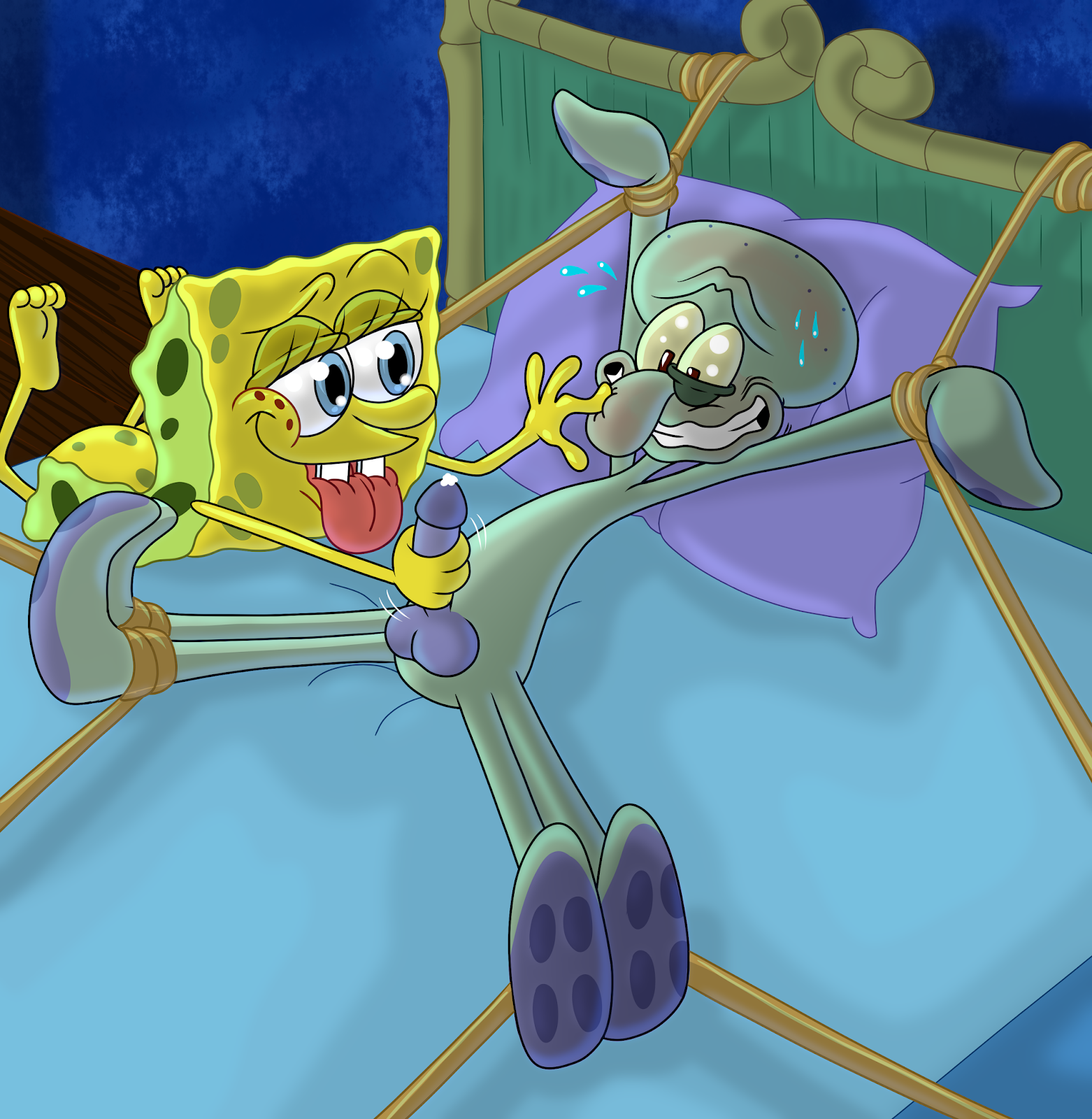 It was the only way to get Squidward to agree! 