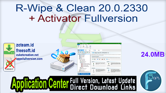 R-Wipe & Clean 20.0.2330 + Activator Fullversion