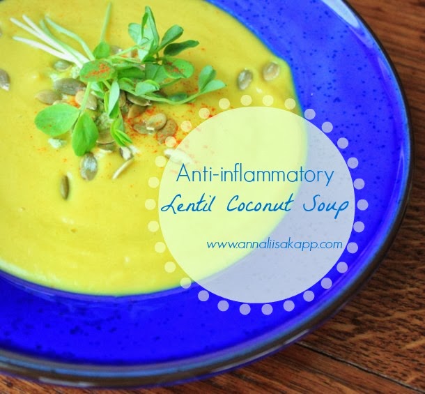 Green Lentil and Coconut Soup Recipe ~ Anti-inflammatory and ...