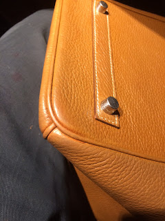 Hermès Birkin, sac de luxe, maroquinerie restauration, reparation sacs, refection sacs, teinture sacs, patine, sac