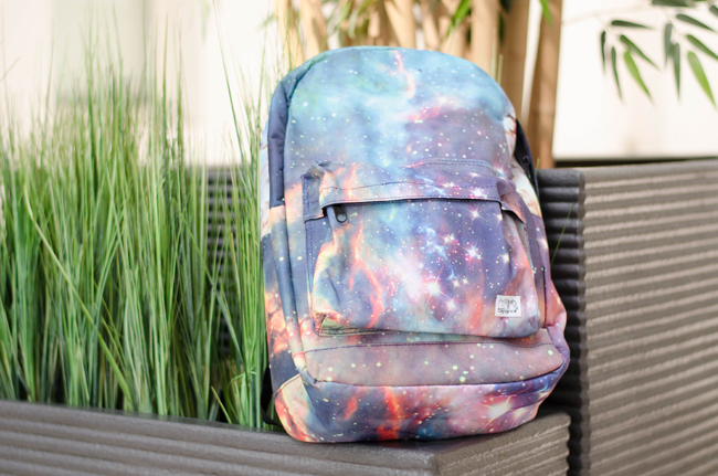 Galaxy Print Backpack