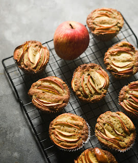 Bajra apple muffins | gluten free healthy cakes 