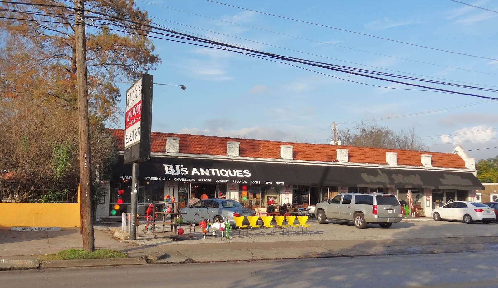 Houston Streetwise Antique Shops on Westheimer in Montrose