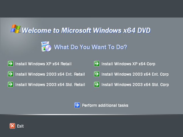 Windows XP x64 (6 in 1) - Highly Compressed 10 MBs Only