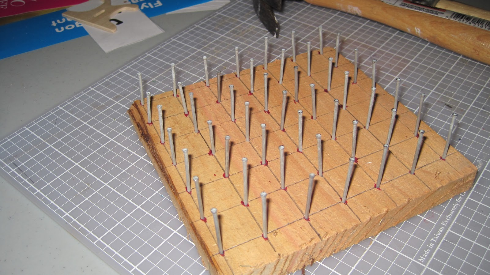 Whimsy Space Rubber band board