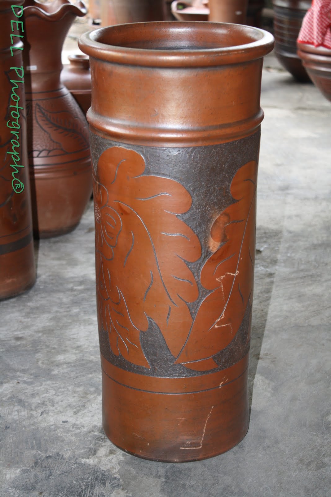 Gerabah Antique Bayat Tempat buah dan tungku (Fruit place and stove)