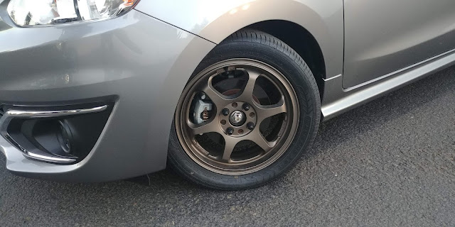 5Zigen wheels wrapped in Nankang AS-1 tires