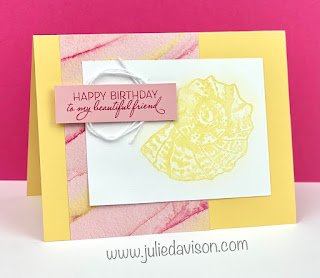 VIDEO: Tips for Using Stampin' Up! Soft Pastels Assortment ~ www.juliedavison.com #stampinup