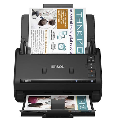 Review Epson Workforce ES-500W II Color Duplex Scanner