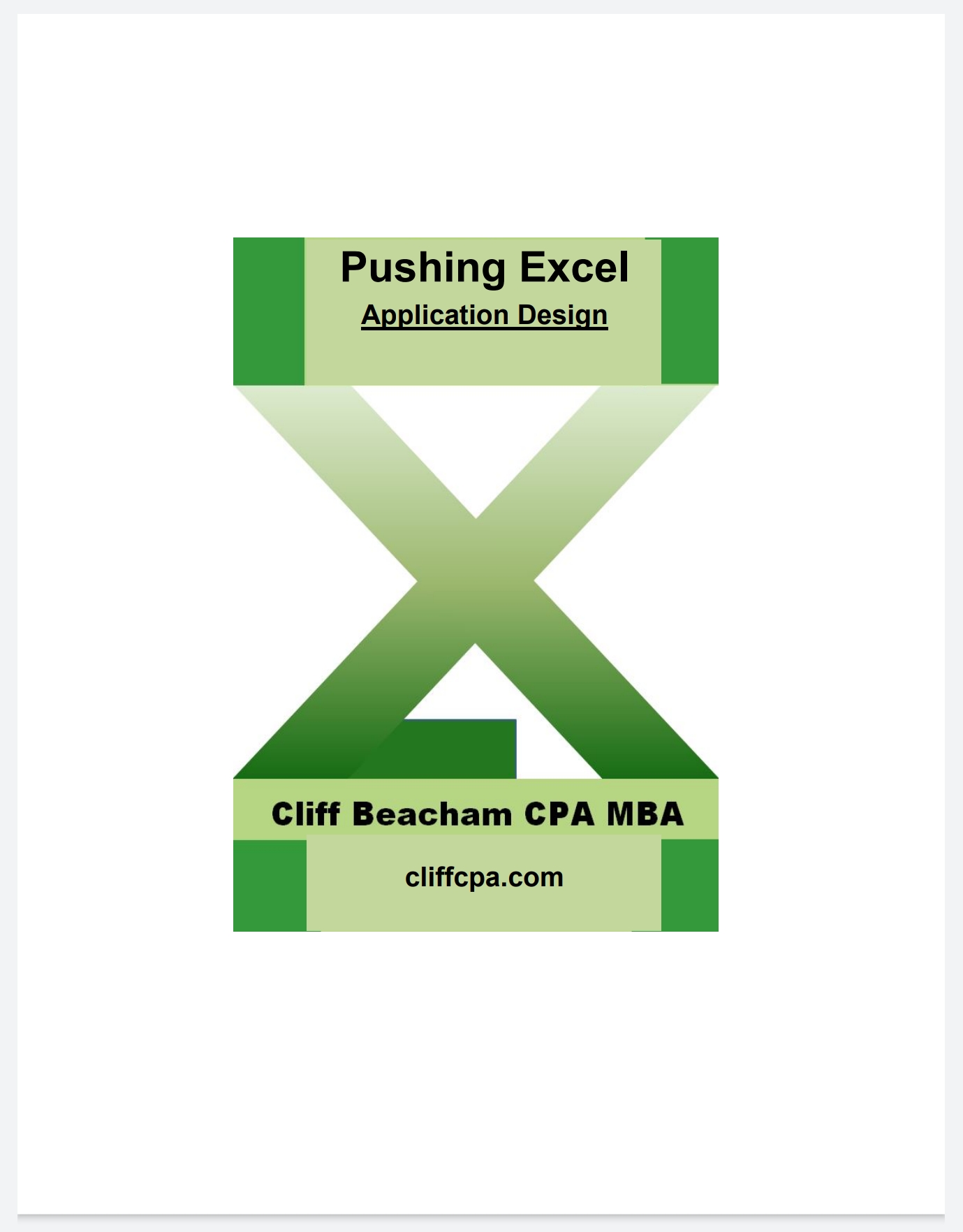 Pushing Excel Application Design 2021 KING OF EXCEL