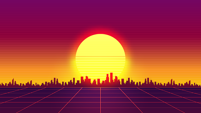 OUTRUN SYNTHWAVE PC WALLPAPER 4K