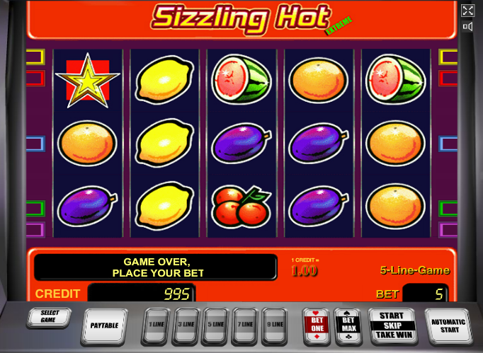 Sizzling hot стратегия игры