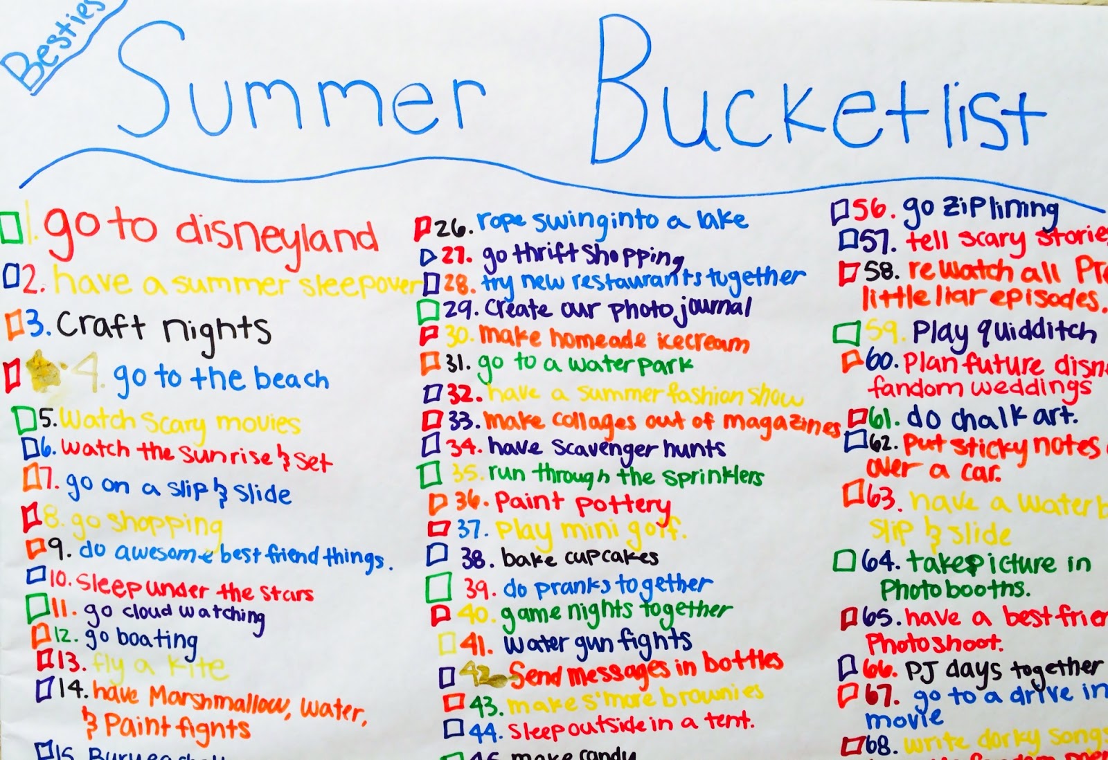 Teenage Summer Bucket List Ideas 2022. 