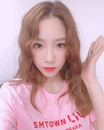 Khi không để tóc mái Taeyeon vẫn đẹp.