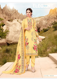 AlZohaid Roohi Lawn Pakistani Dress Material