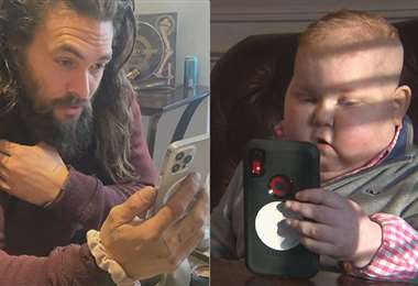  Jason Momoa sorprendió con videollamada a un niño con cáncer