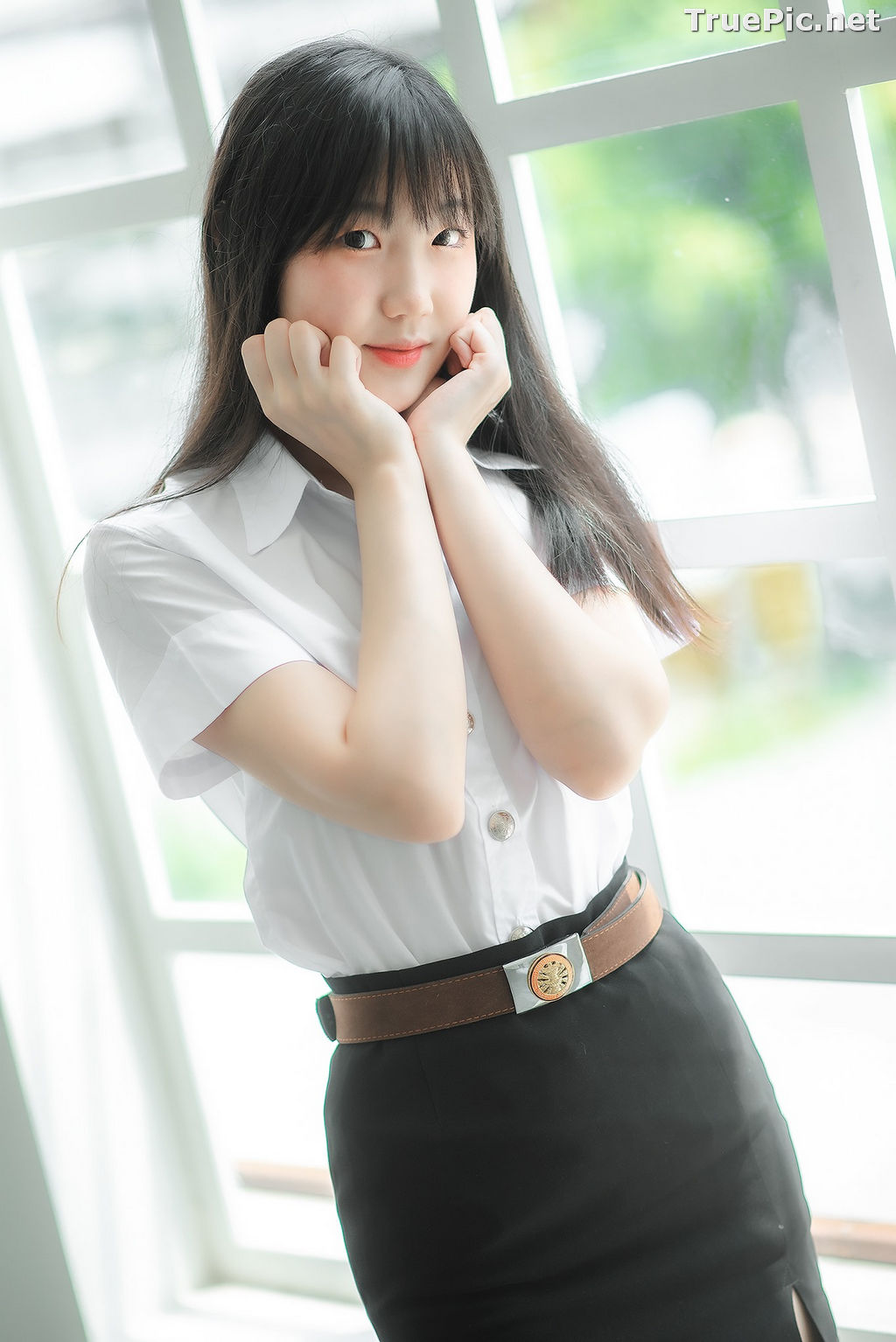 Image Thailand Model - Miki Ariyathanakit - Cute Student Girl - TruePic.net - Picture-2