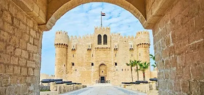 Qaitbay fort in Alexandria