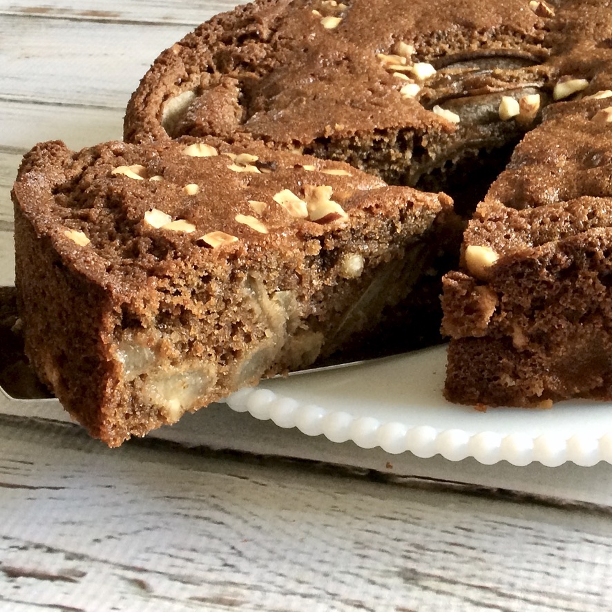 All That's Left Are The Crumbs Hazelnut, Asian Pear & Espresso Cake