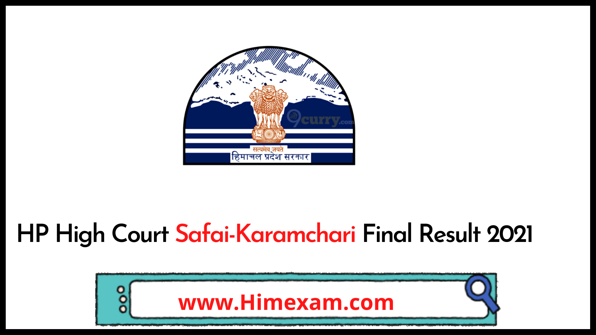 HP High Court Safai-Karamchari Final Result 2021